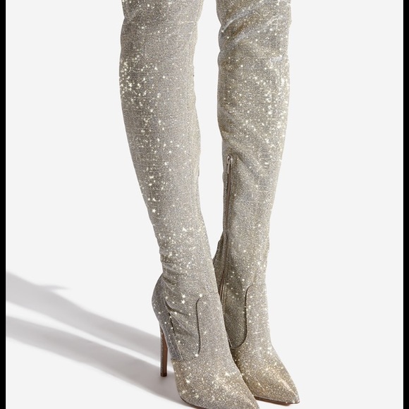 Heeded boots, Ensley, Gold, 6 - Picture 2 of 5